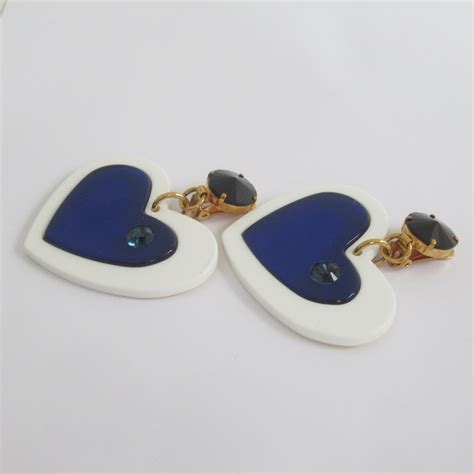 miu miu heart earrings